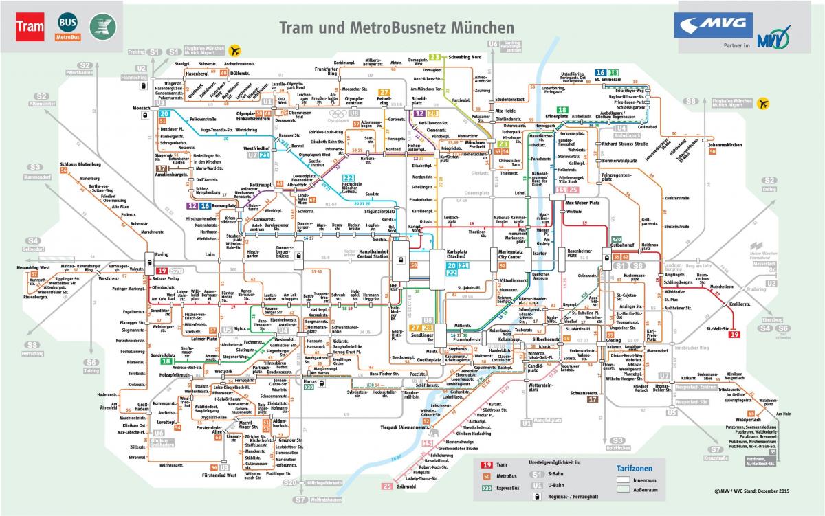 Karta över münchen buss