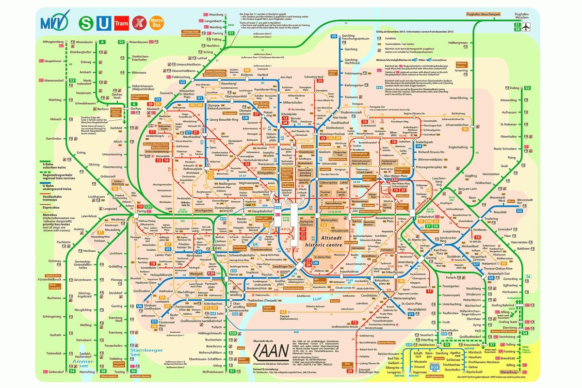 münchen kollektivtrafik karta