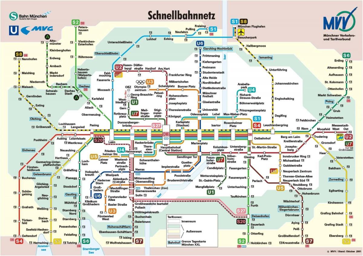 münchen järnvägsstation karta