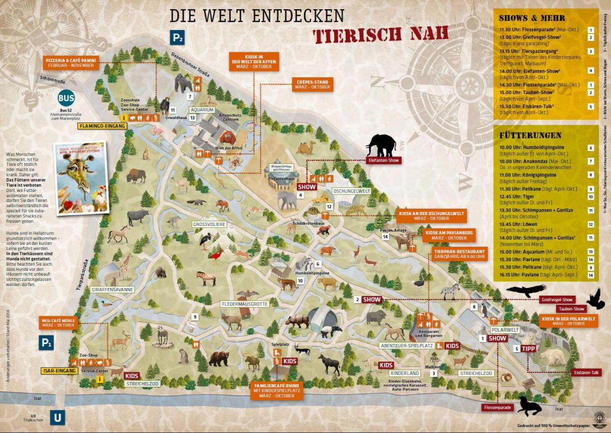Karta över münchen zoo