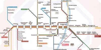 Karta över münchen öl trädgård