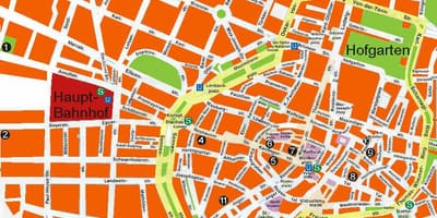 Karta över münchen ölhallar
