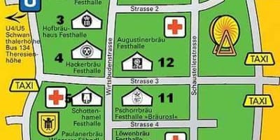 Karta över münchen bryggerier 