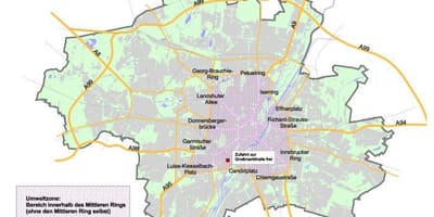Karta över münchen grön zon