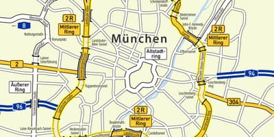 Munchen ring karta