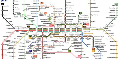 München s8 tåg karta