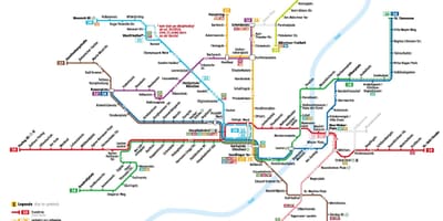 Karta över münchen spårvagn