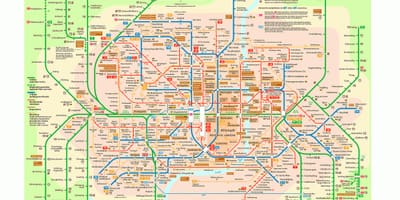 München kollektivtrafik karta
