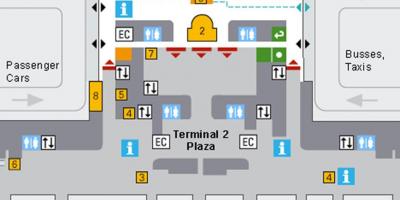 Karta över münchens flygplats ankomst