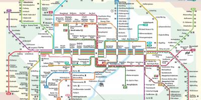 München s tåg karta